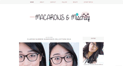 Desktop Screenshot of macaronsandmischief.com